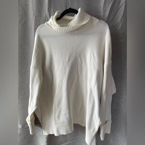Cozy White Turtleneck Sweater from Old Navy